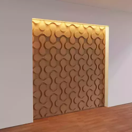 Decorative Wooden Wall Model 6