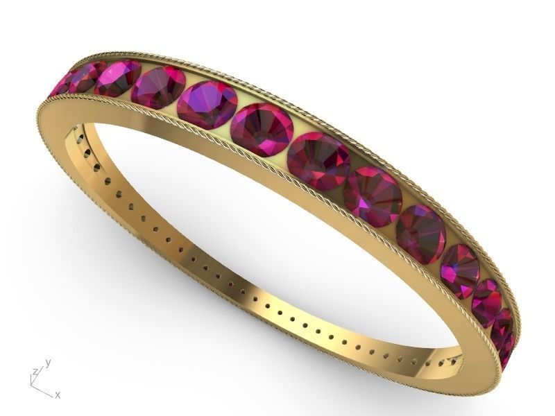 rope diamond bracelet stl verified 3D print model_8