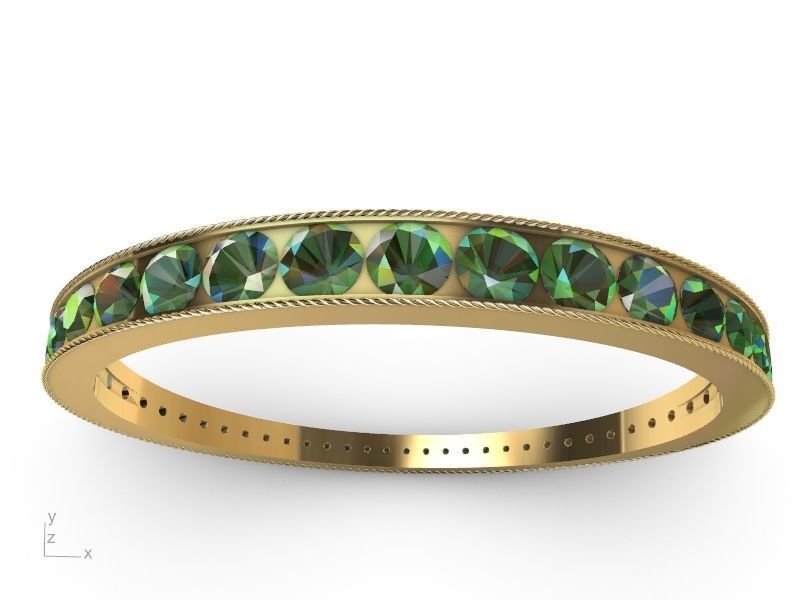 rope diamond bracelet stl verified 3D print model_9