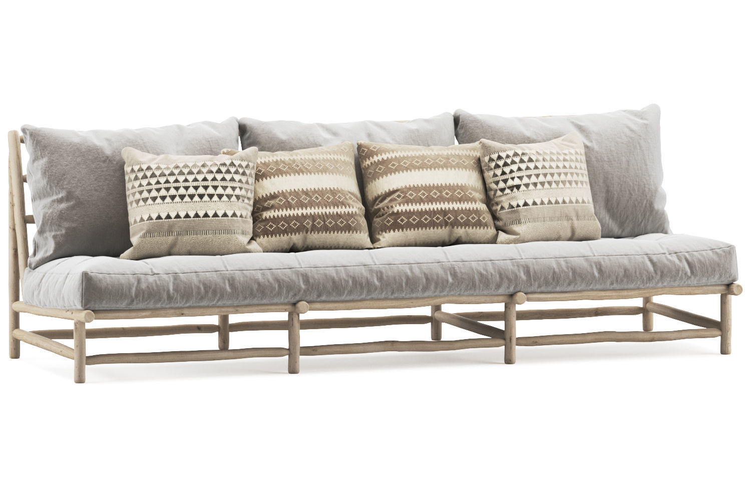 Rock the Kasbah Three-seater Sofa - vray version 3D model_1