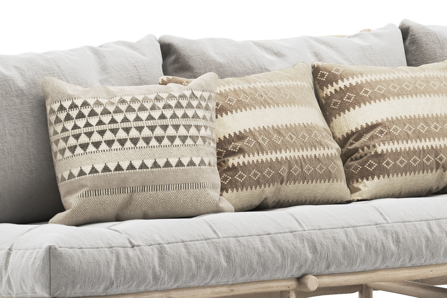 Rock the Kasbah Three-seater Sofa - vray version 3D model_2