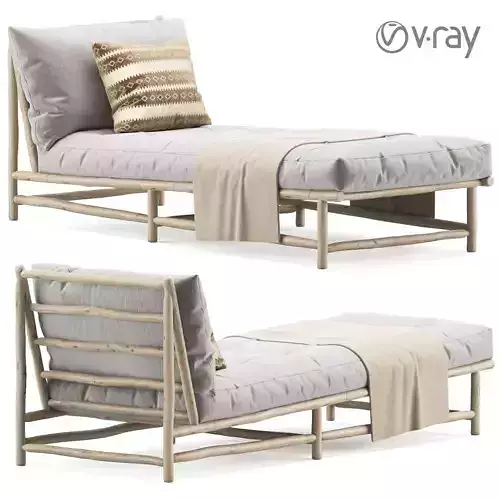 Rock the Kasbah chaise lounge - vray version 