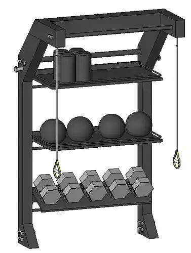 TRX SINGLE BAY REVIT FAMILY