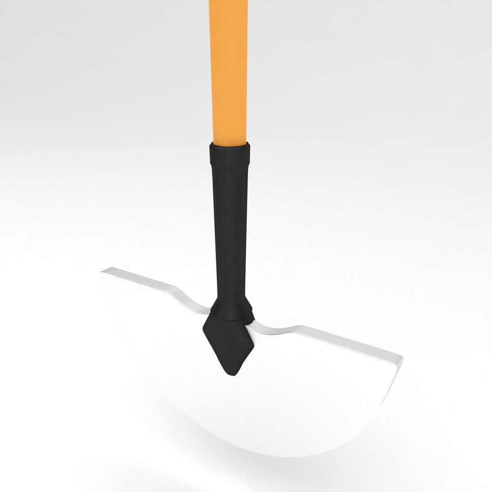 Garden hoe 3d model 3D model_4