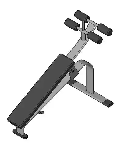 Decline Bench Revit Family