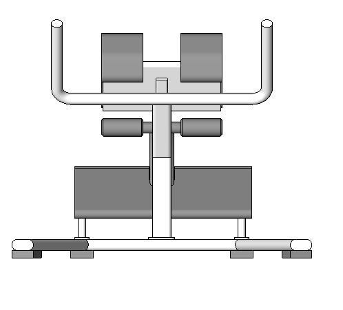 Back Extension Bench Revit Family 3D model | CGTrader