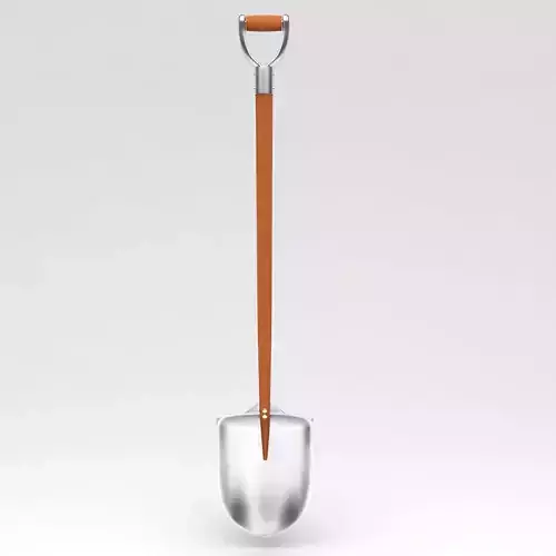 Garden shovel 3d model  