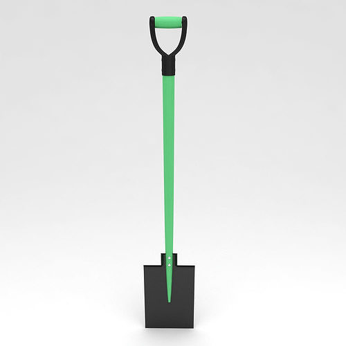 Garden spade 3d model   3D model