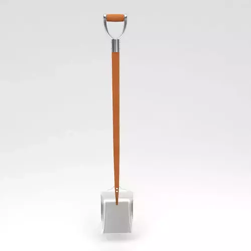 Spade 3d model shovel