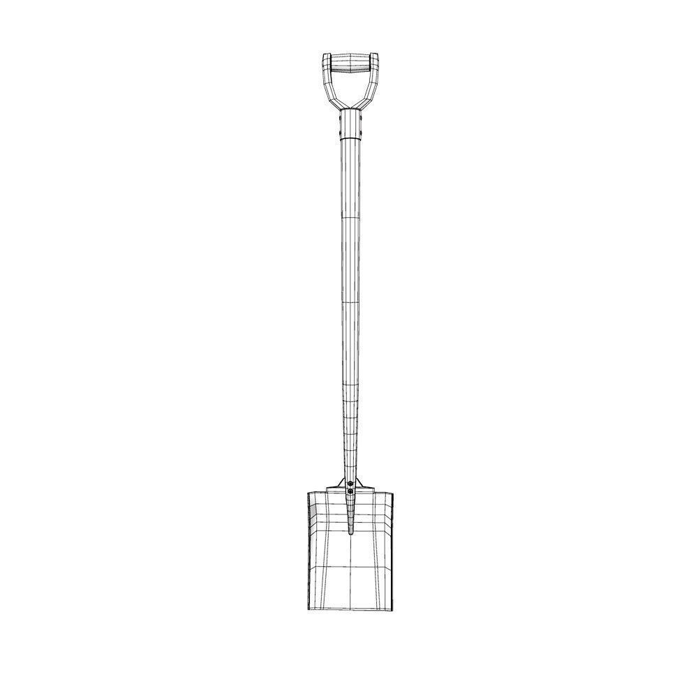 Spade 3d model shovel 3D model_5