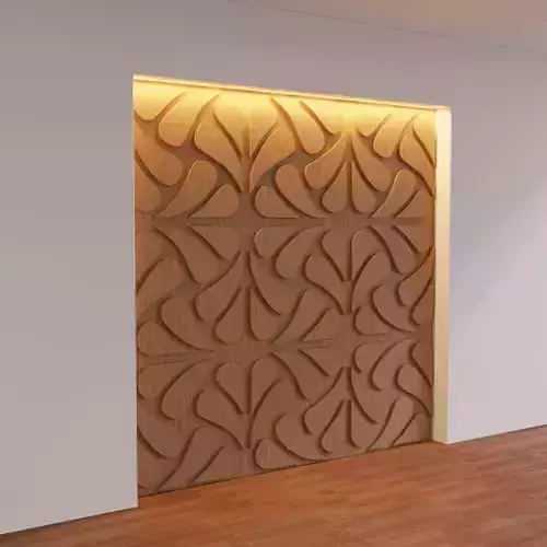 Decorative Wooden Wall Model 13