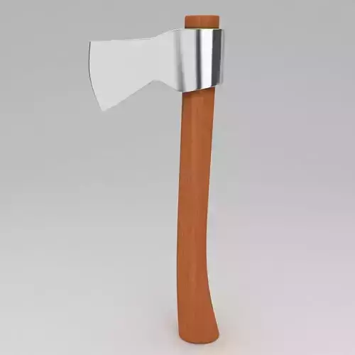 Garden small axe 3d model  