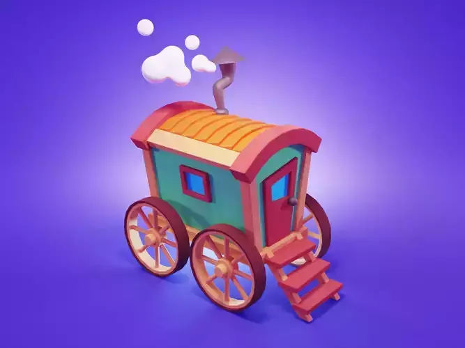 Wagon 3d