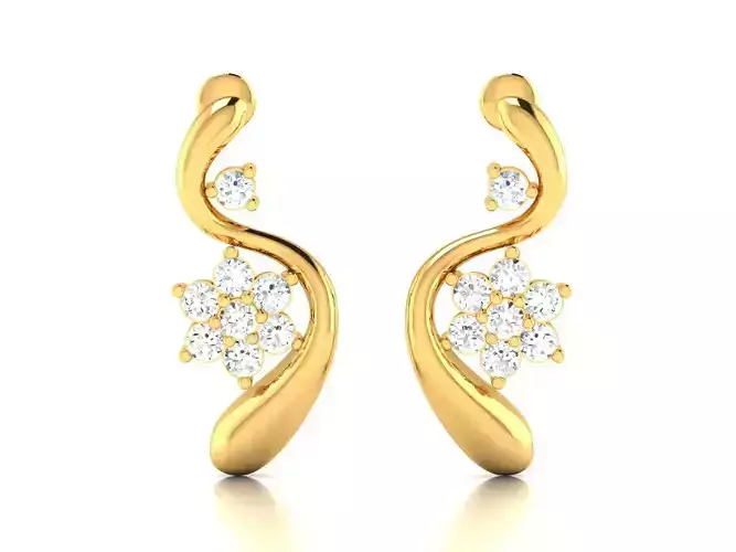 Earrings Flower Petals 