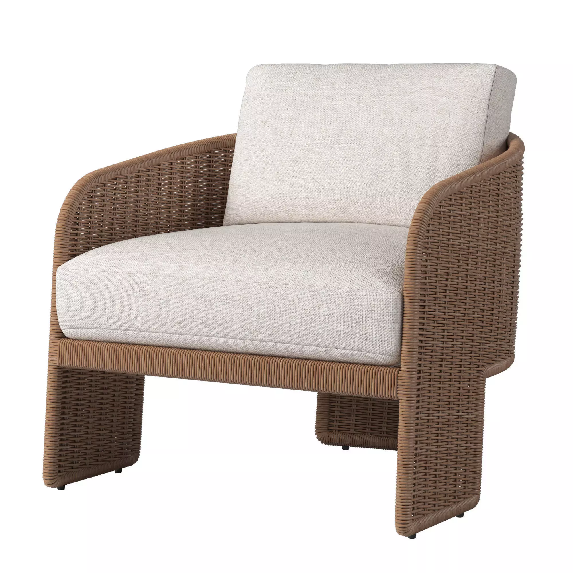 RH LA PAZ CHAIR Low-poly 3D model