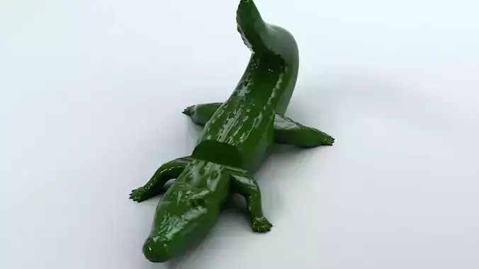 Crocodile Phone Stand  3D print model