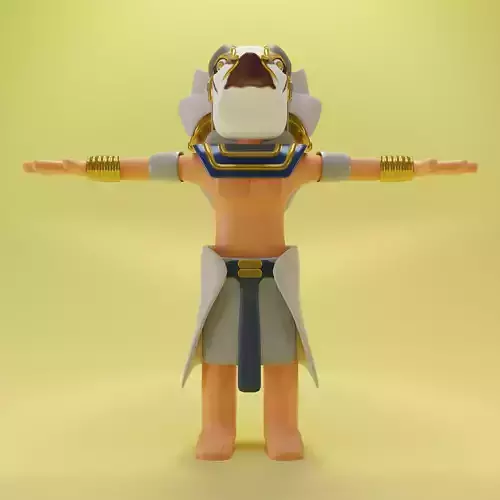 Horus God of Egypt Lowpoly