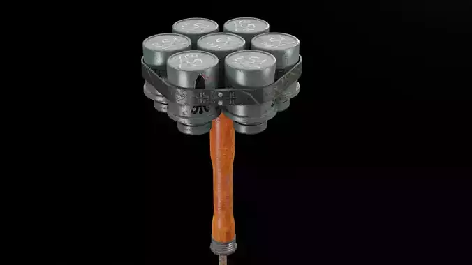 Old World War 2 Hand Anti-Tank Grenade 3D model