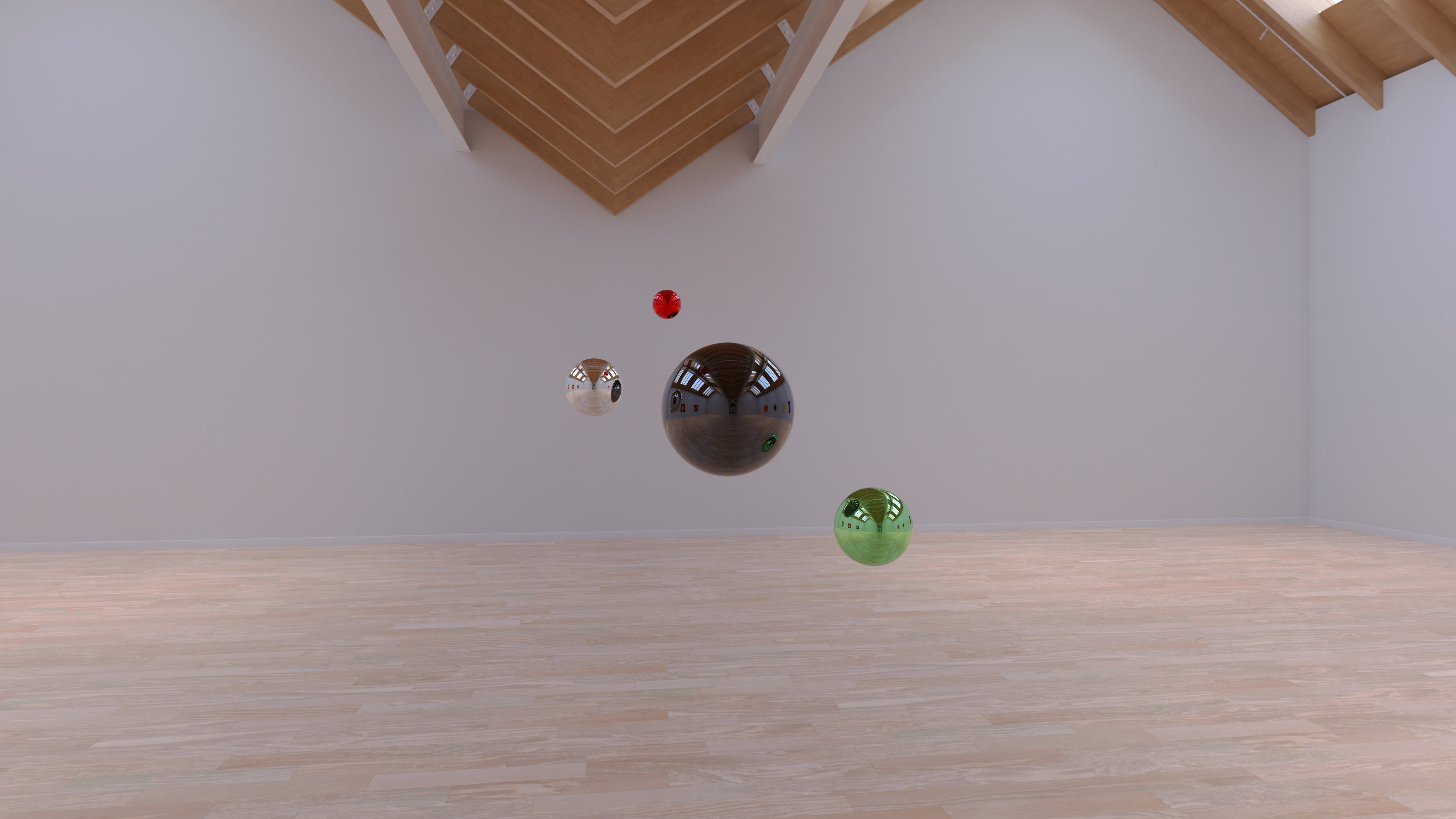 HDRI - Art Museum Gallery Interior 25 - 16384x8192 Texture_9