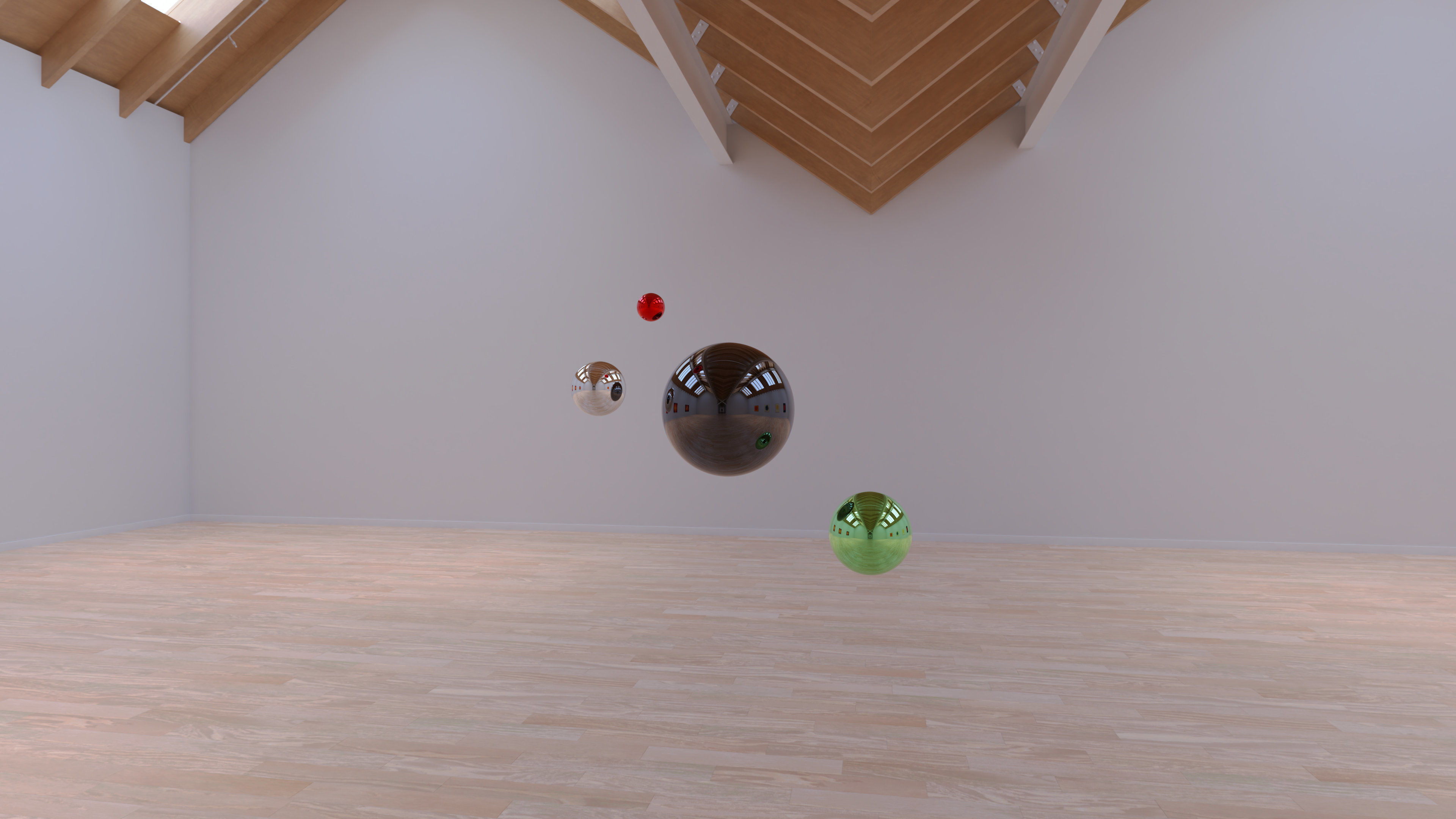 HDRI - Art Museum Gallery Interior 25 - 16384x8192 Texture_10