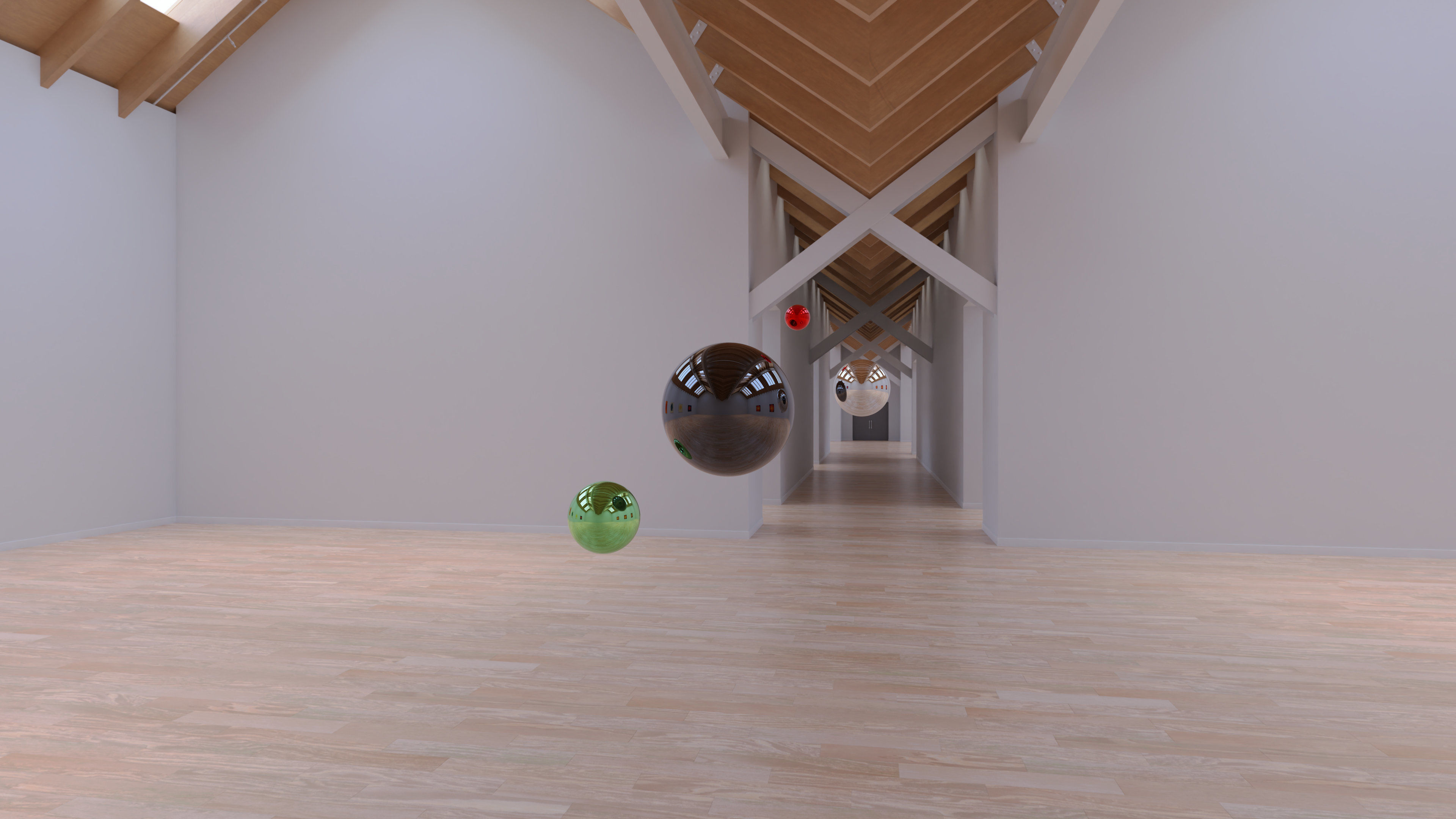 HDRI - Art Museum Gallery Interior 25 - 16384x8192 Texture_20