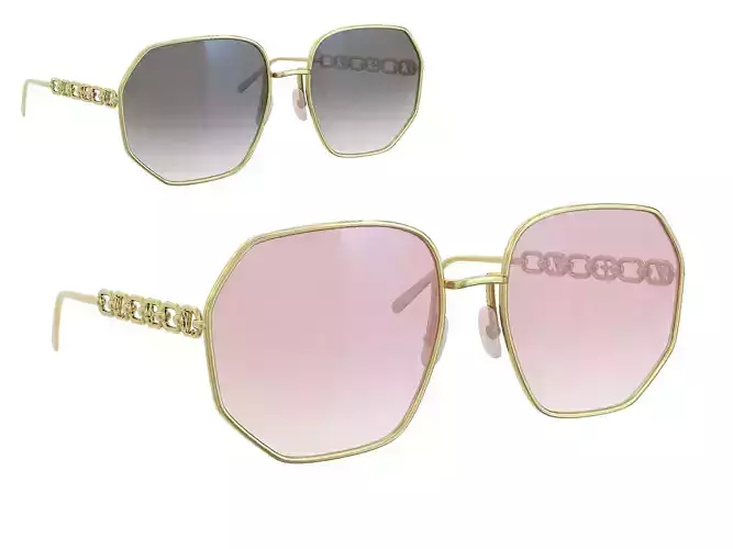 Louis Vuitton My LV Chain Round sunglasses