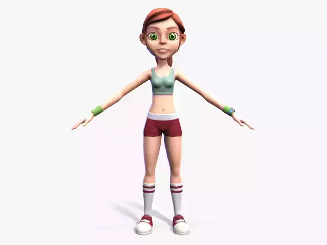 Stylized girl