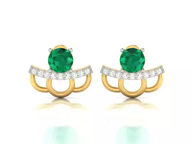 Paisley Arch Drop Earring