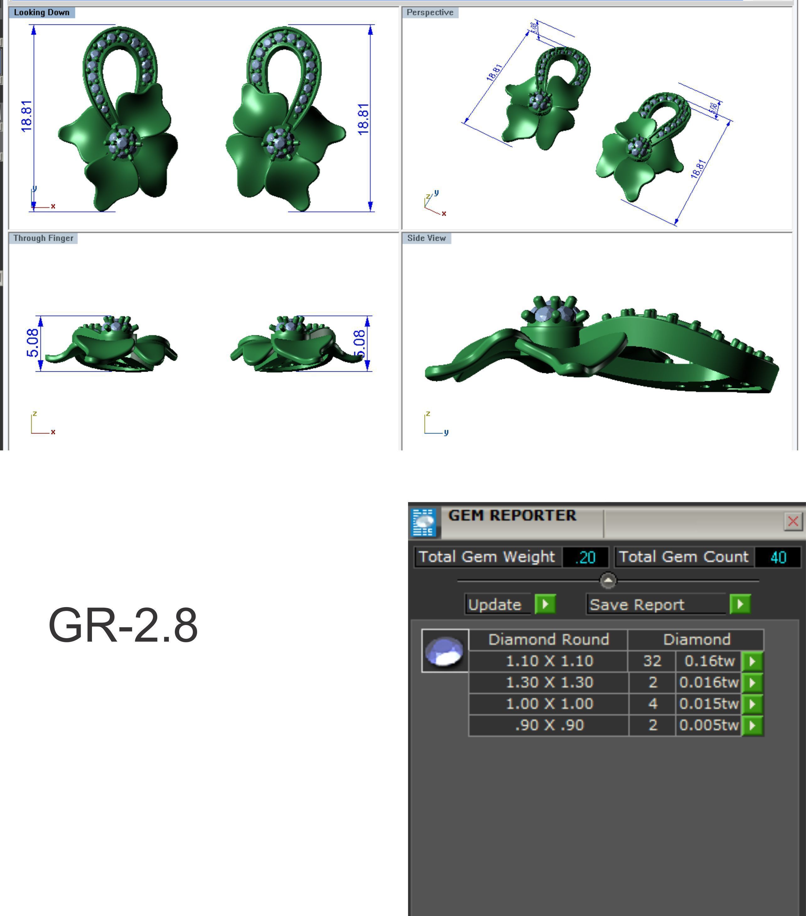  Bali Earring  3D print model_6