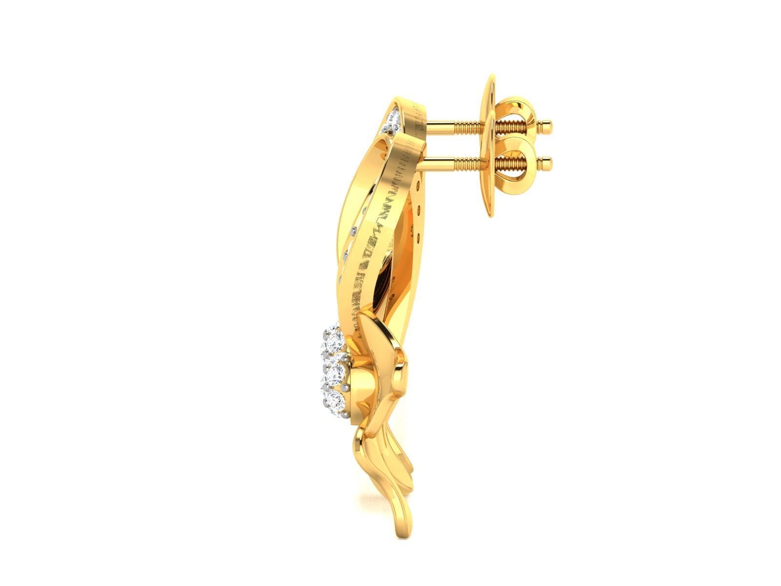  Bali Earring  3D print model_5