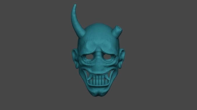 Ghostwire Tokyo Replica Mask STL Printable 3D print model