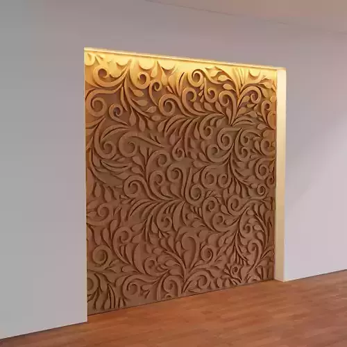Decorative Wooden Wall Model 20