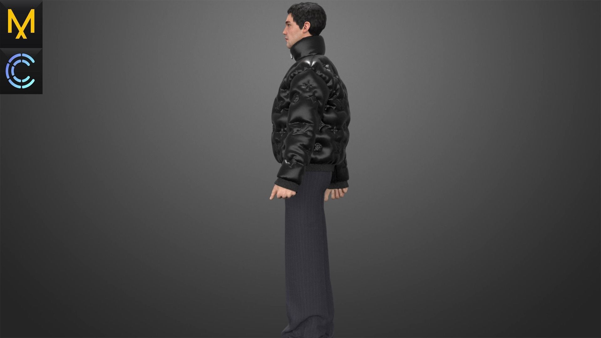 Lv Jacket Male OBJ mtl FBX ZPRJ 3D model_7