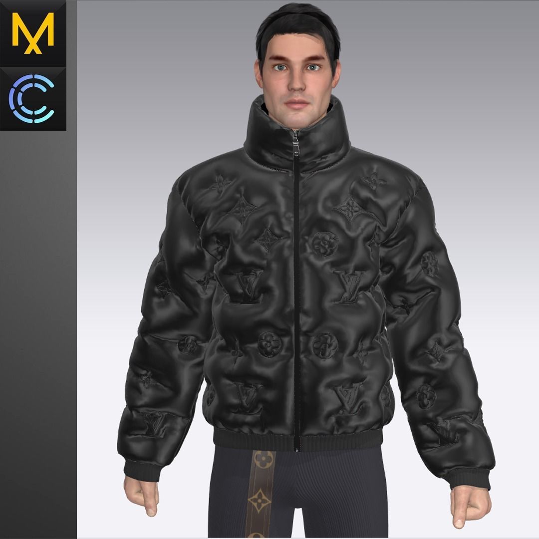 Lv Jacket Male OBJ mtl FBX ZPRJ 3D model_2