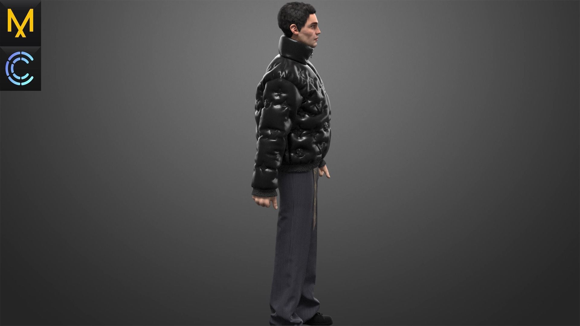 Lv Jacket Male OBJ mtl FBX ZPRJ 3D model_9
