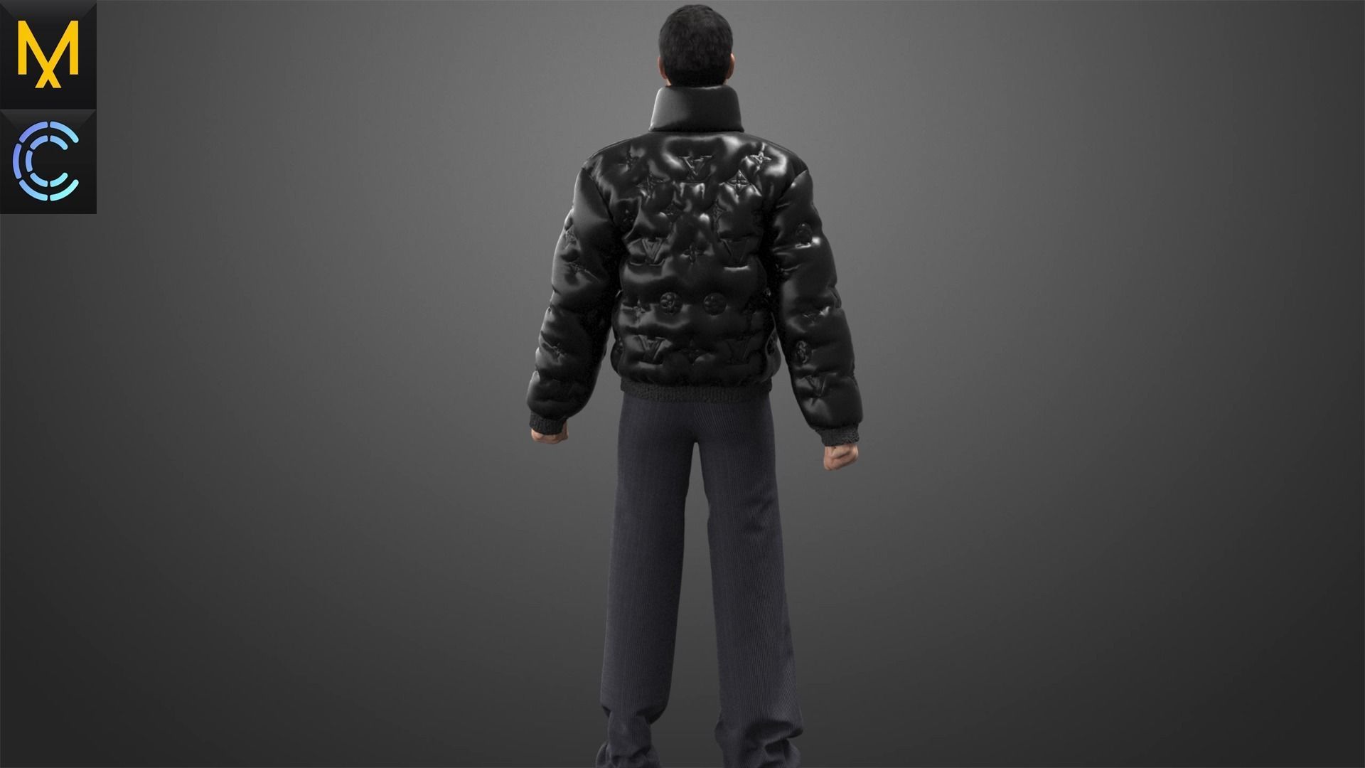 Lv Jacket Male OBJ mtl FBX ZPRJ 3D model_8