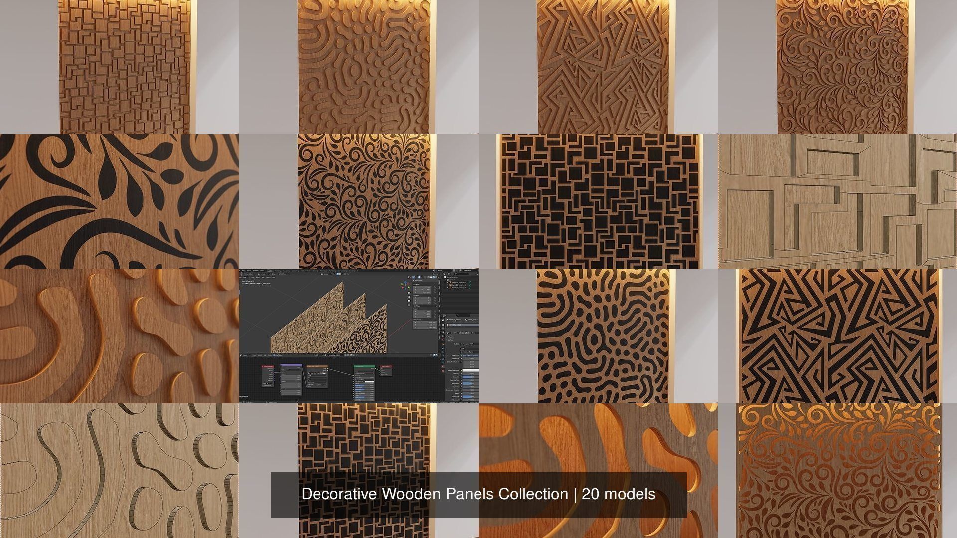 Decorative Wooden Panels Collection _2