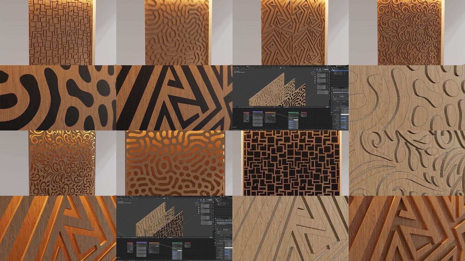 Decorative Wooden Panels Collection _1