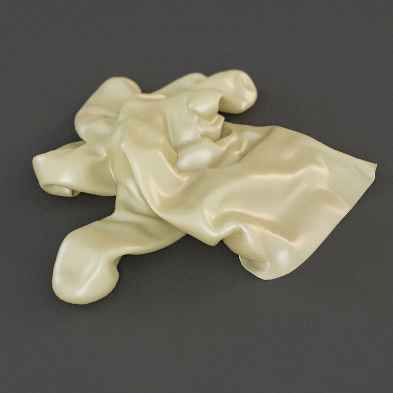 Medical Gloves 3D model_4