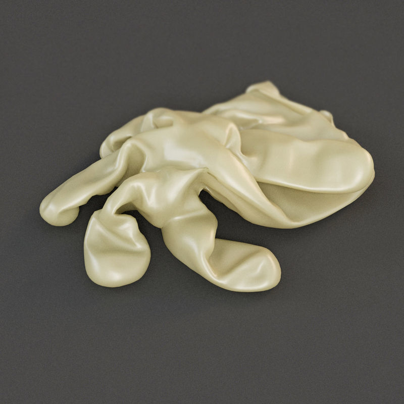 Medical Gloves 3D model_6