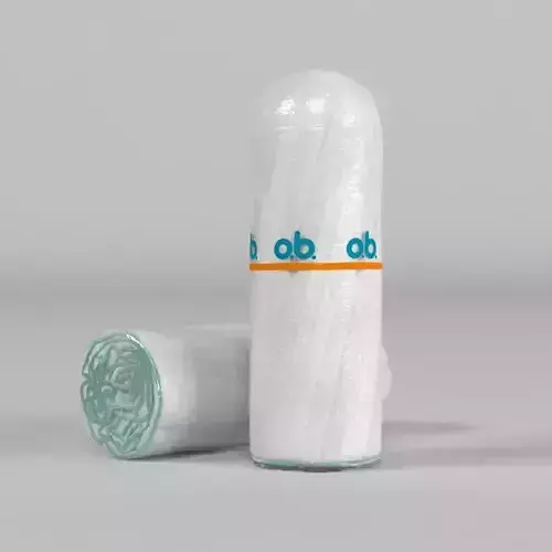 Tampon bottle of toilet paper