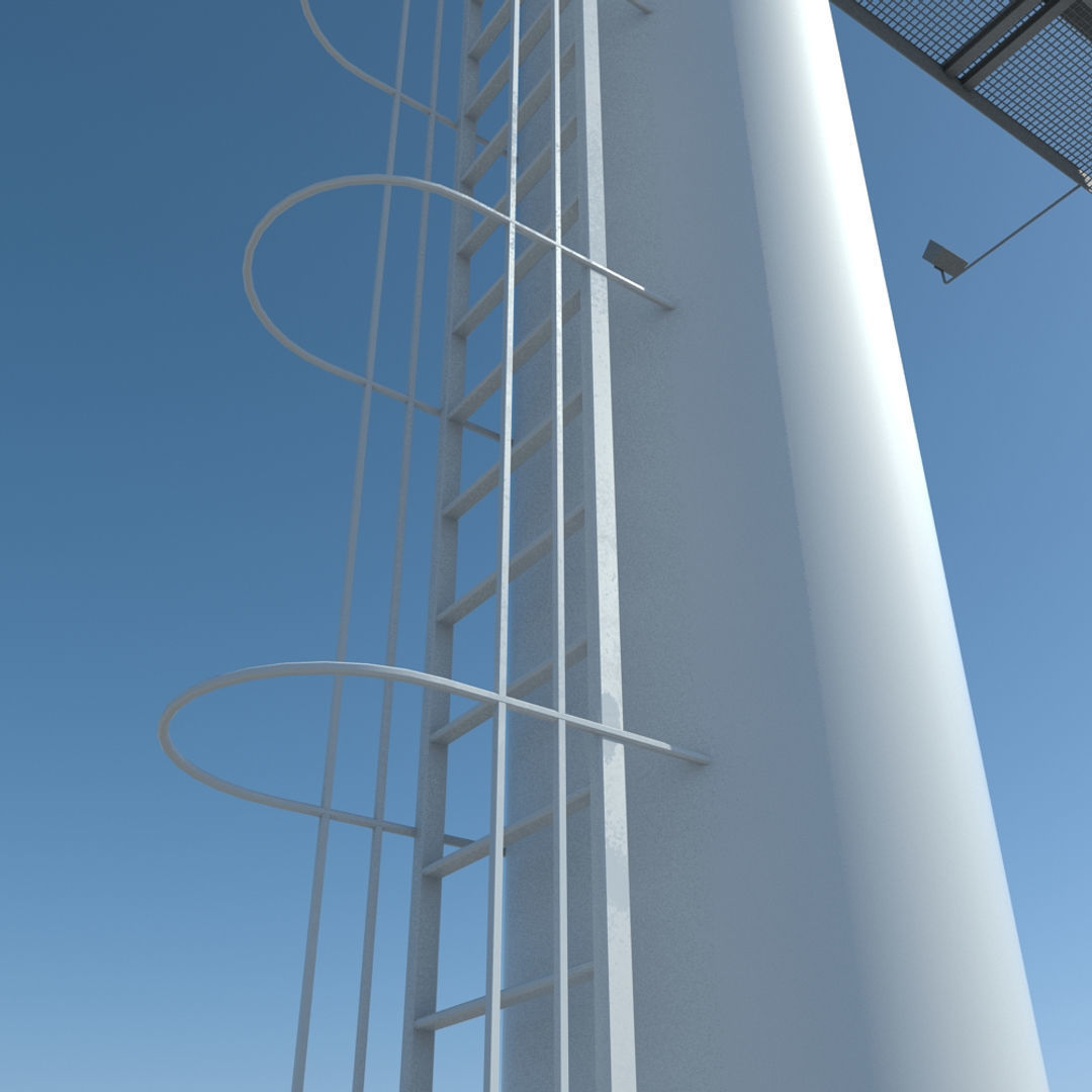 Billboard 1 empty on pole 3D model_18