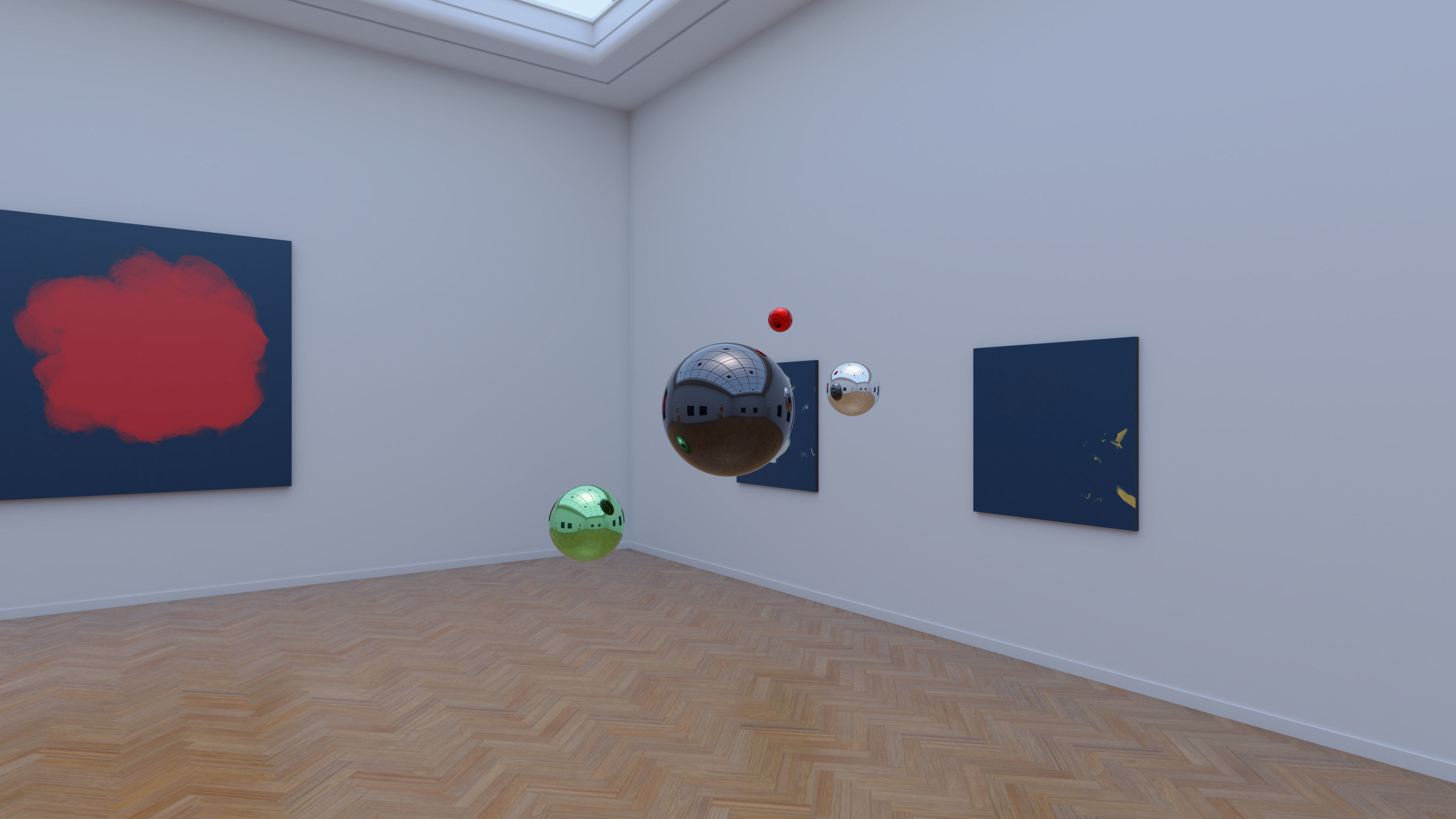 HDRI - Art Museum Gallery Interior 26 - 16384x8192 Texture_19