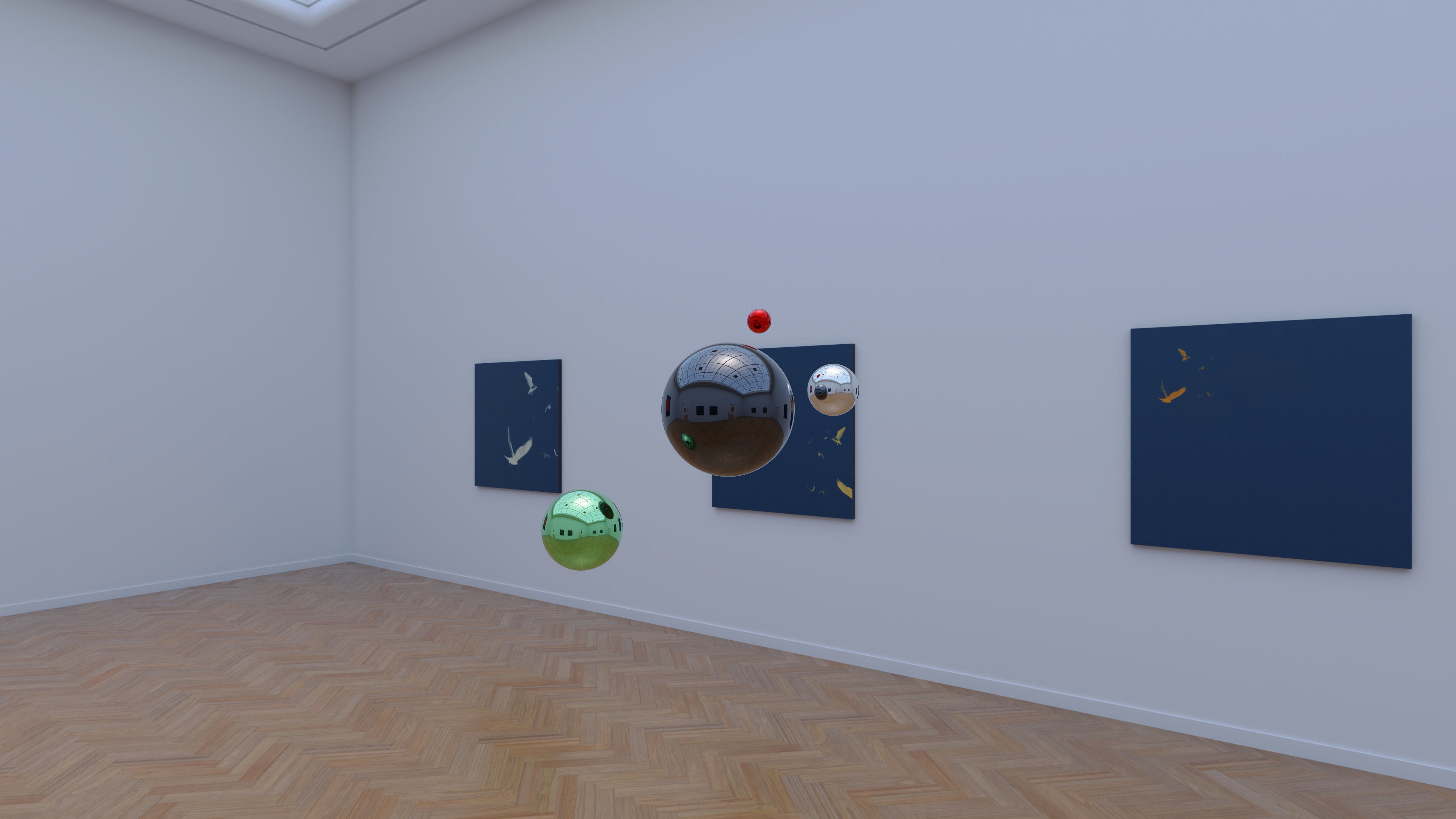 HDRI - Art Museum Gallery Interior 26 - 16384x8192 Texture_18