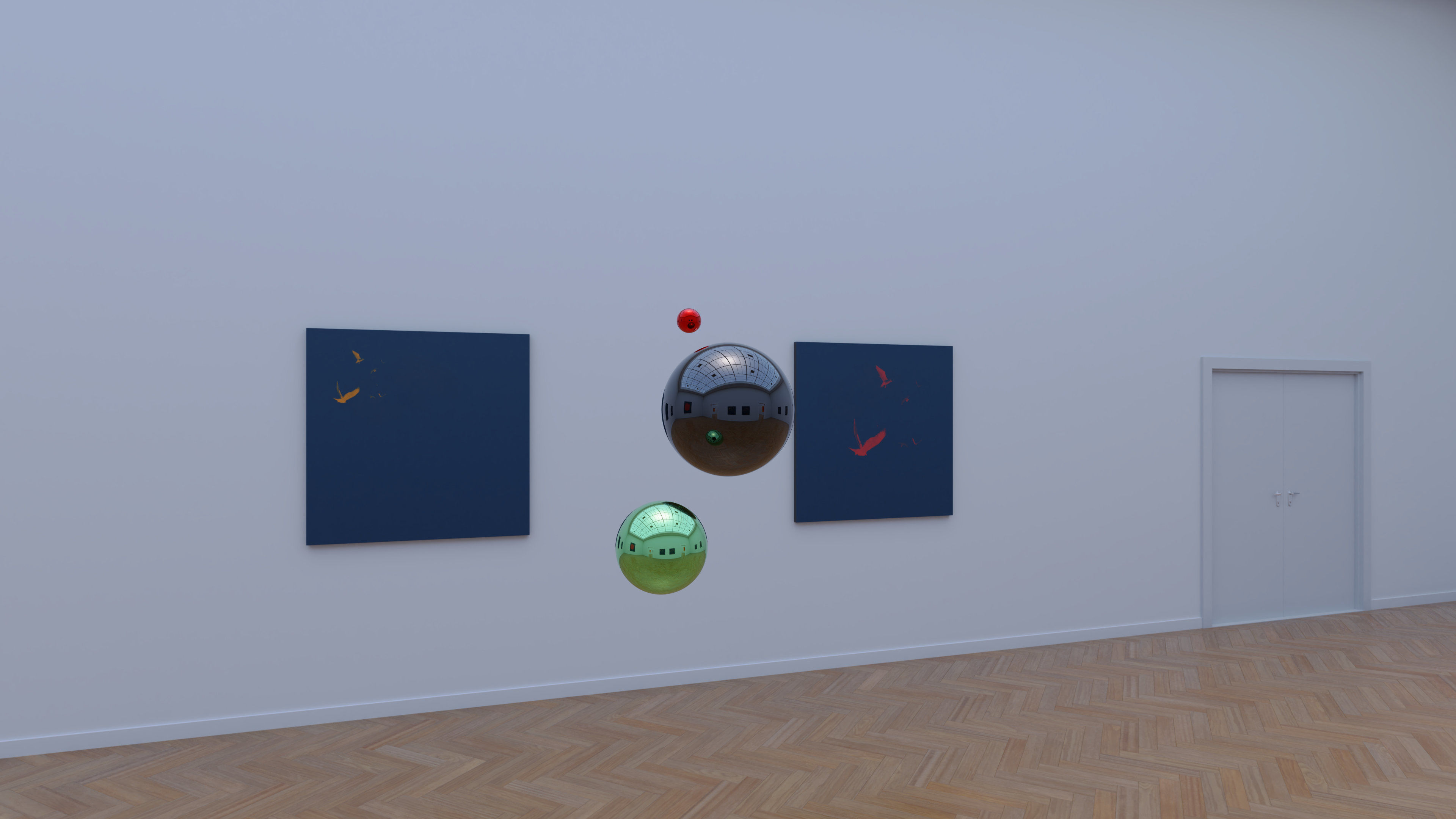 HDRI - Art Museum Gallery Interior 26 - 16384x8192 Texture_15