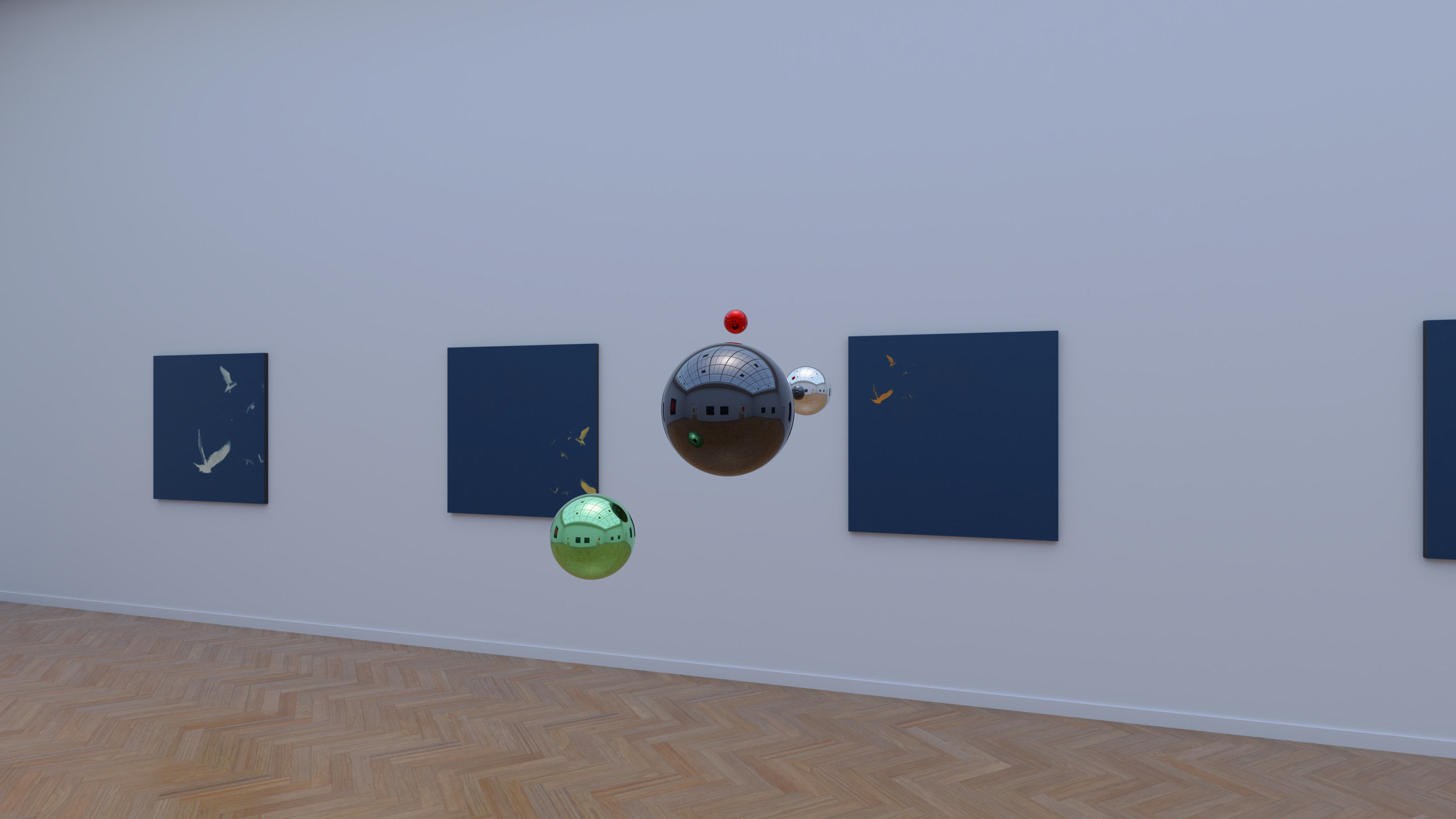 HDRI - Art Museum Gallery Interior 26 - 16384x8192 Texture_17