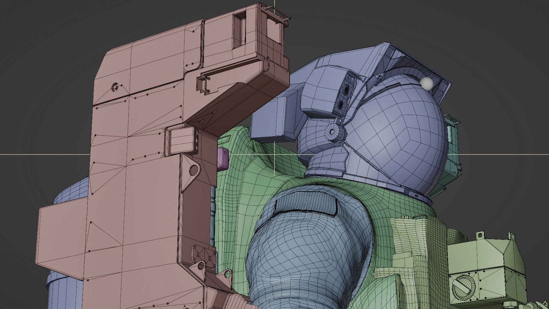 Astronaut EMU MMU Spacesuit 3D model_60