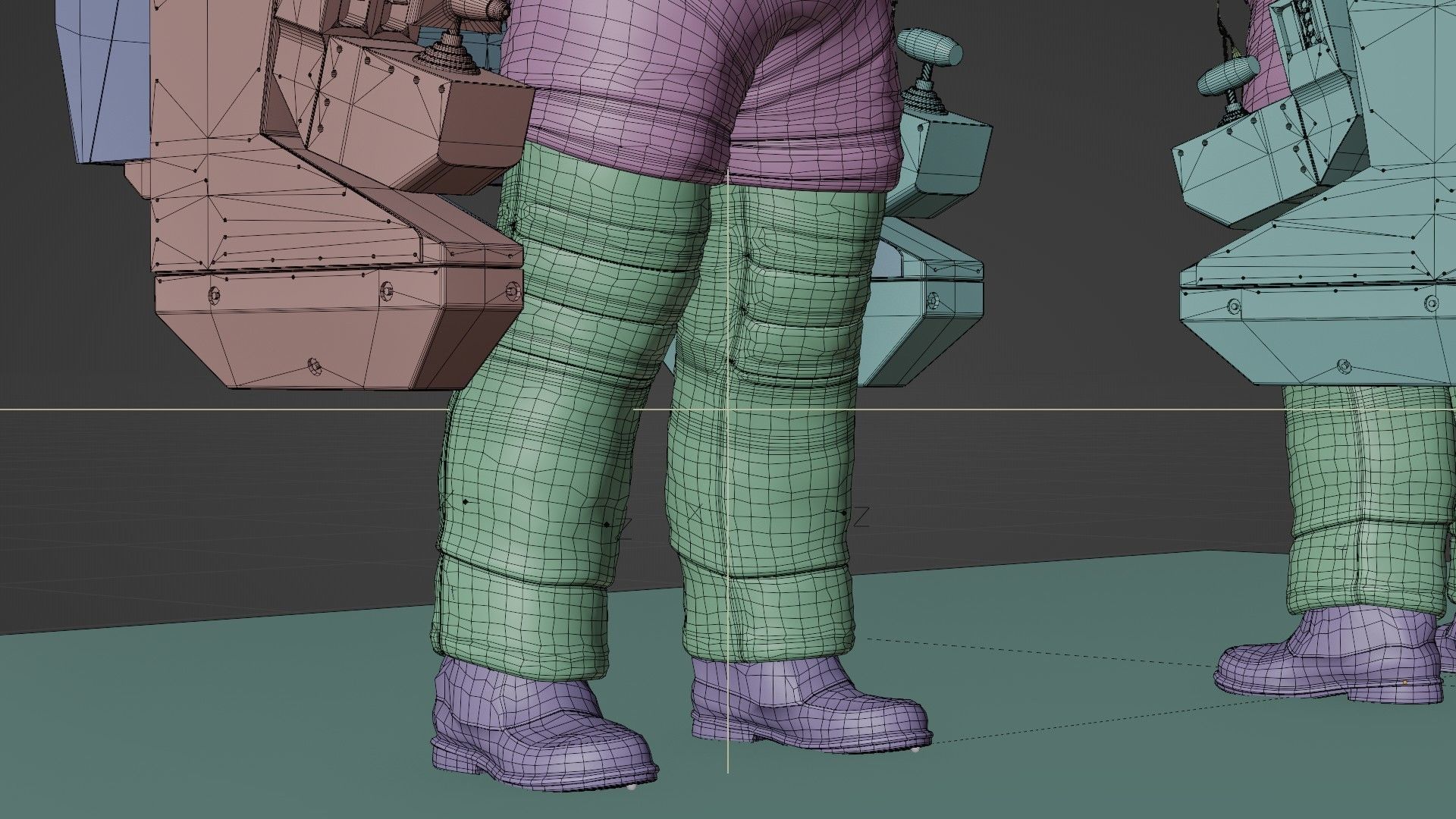 Astronaut EMU MMU Spacesuit 3D model_57