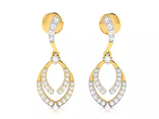  Earring Women Stud earrings 3D print model