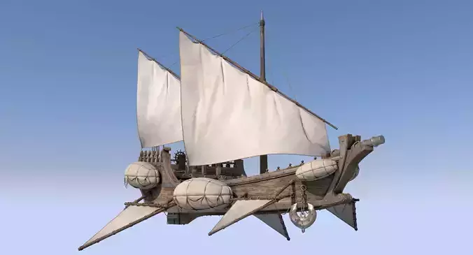 Fantasy Flying Ship 2